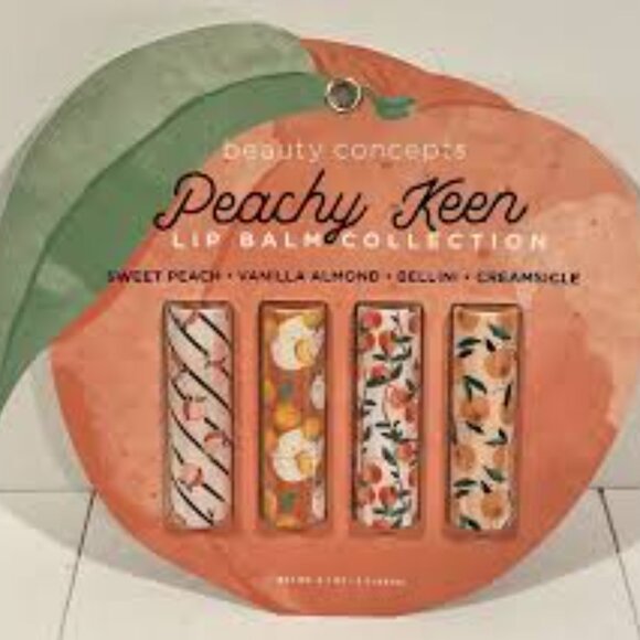 NWT Beauty Concepts Peachy Keen Lip Balm Collection - Picture 1 of 7
